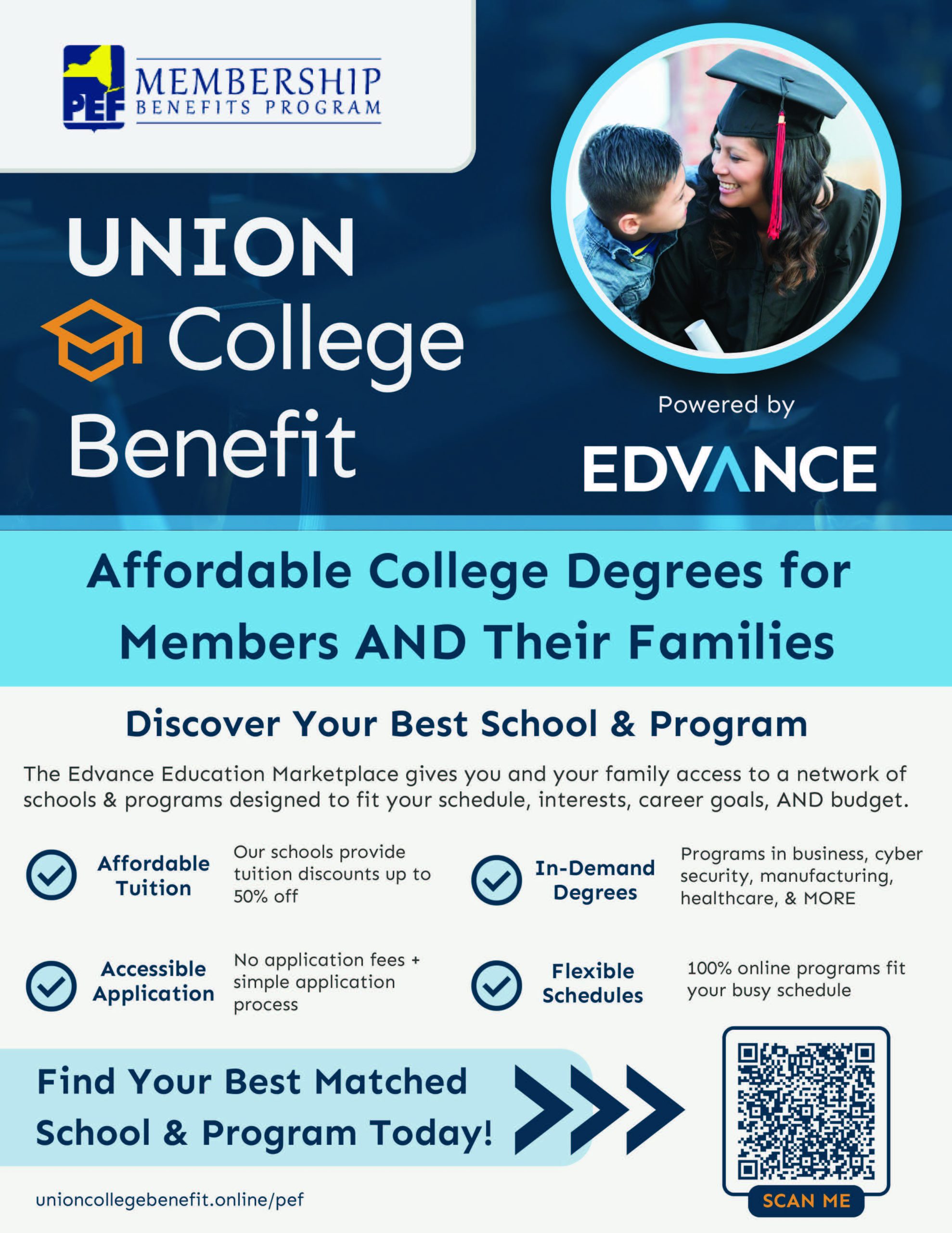 Low-Cost College Degree Programs - PEF Membership Benefits Program